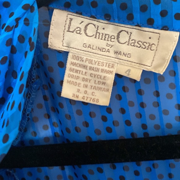 Vintage! La Chine Classic by Galinda Wang Sheer Blouse Size 4 - Picture 2 of 11